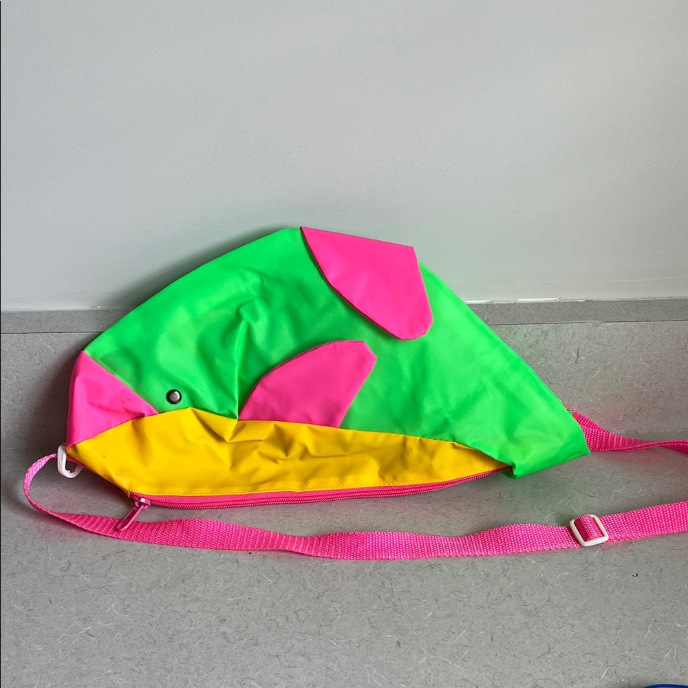 Colorful Fish-Shaped Kids Bag